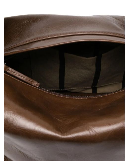 Uma Wang Brown Sac Porté Épaule En Cuir Artificiel