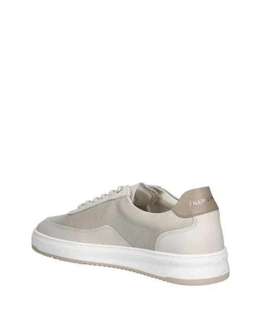 Filling Pieces White Mondo Squash Textured Low-Top Sneakers for men