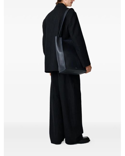 Studio Nicholson Black Pantalon Vital À Rayures for men