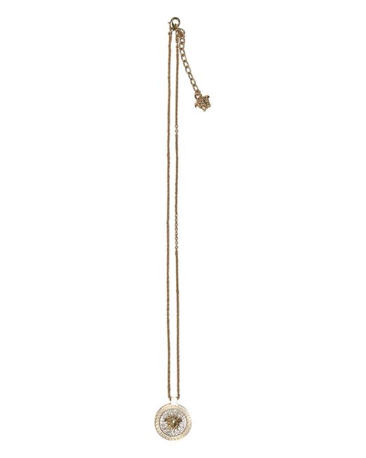 Versace White Collier À Logo Medusa for men