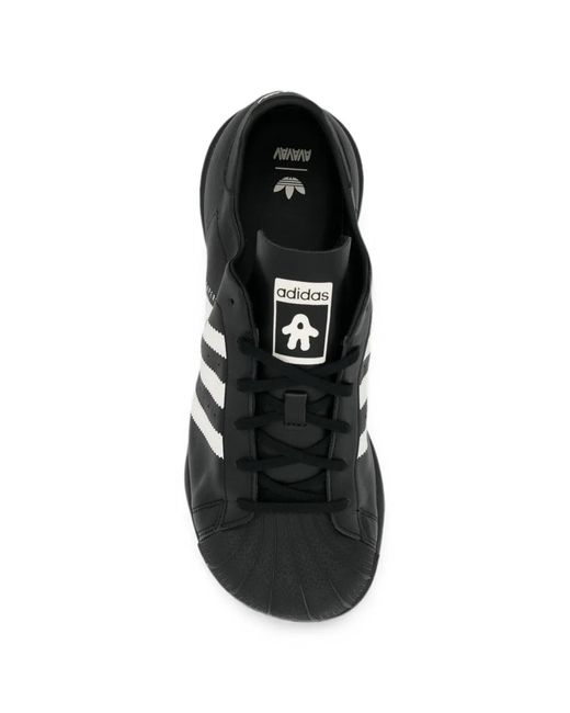 Adidas Black X Avavav Superstar Sneakers for men