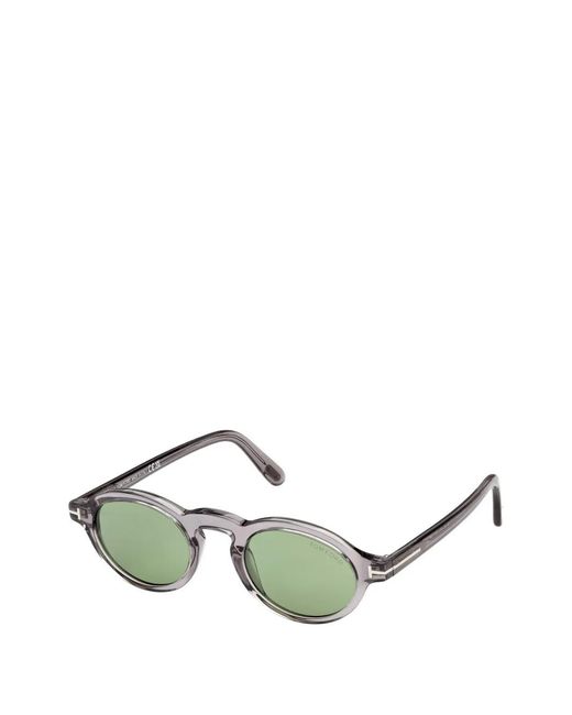 Tom Ford Green Oval-Frame Sunglasses
