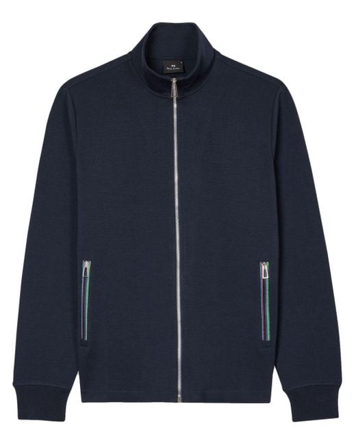 Paul Smith Blue Sports Stripe Sweatshirt for men