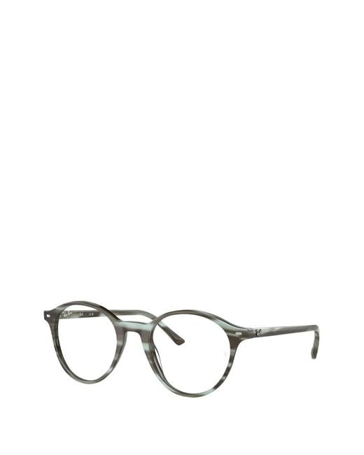Ray-Ban Gray Round-Frame Glasses