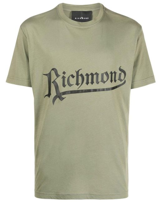 Herren Bekleidung T-Shirts Kurzarm T-Shirts John Richmond Baumwolle T-shirts in Grün für Herren 