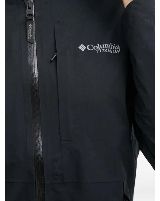 Columbia Black Ampli-Dry Ii Hooded Performance Jacket