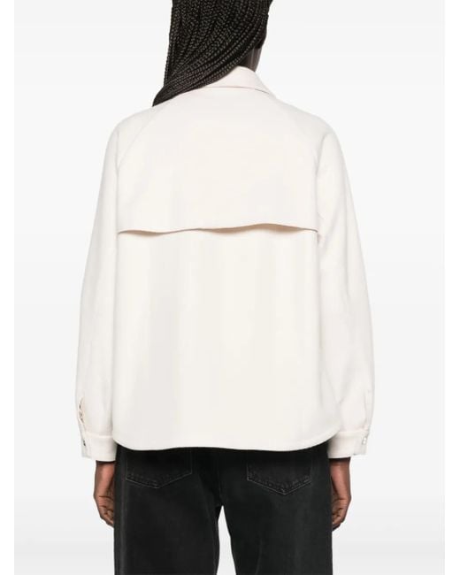 Herno White Virgin Wool Jacket