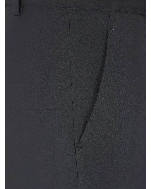 Ermanno Scervino Blue Split-Hem Trousers