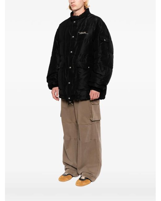 Visvim Black Doudoune Elias for men