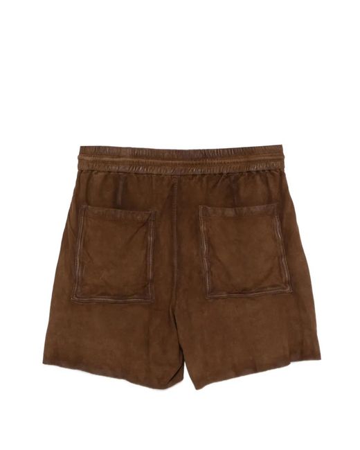 P.A.R.O.S.H. Brown Drawstring Shorts