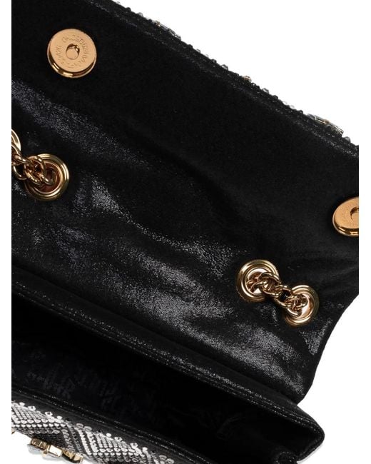 Kurt Geiger Black Medium Kensington Jewel-Embellished Clutch Bag
