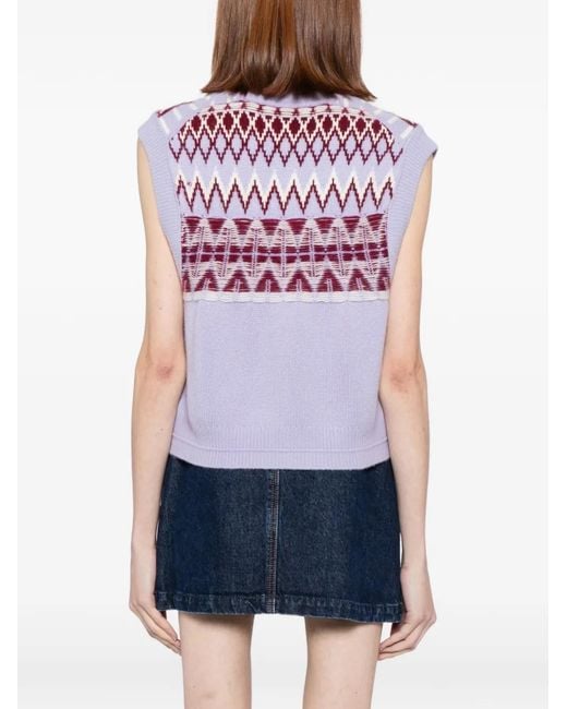 CUDDLEUP Pink Cashmere Vest