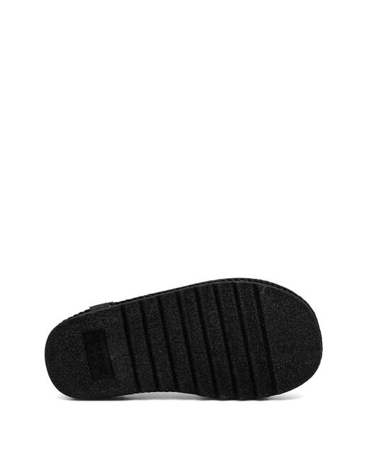 Bohonomad Black Rope-Detail Flatform Espadrilles