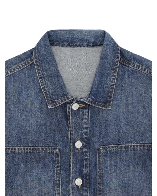 Fortela Blue Fuegodress Denim Mini Dress