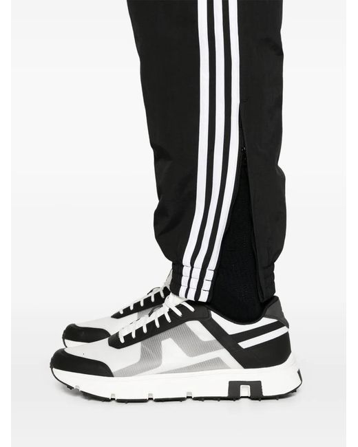 Adidas Black Trefoil-Embroidered Recycled Polyamide Track Pants for men