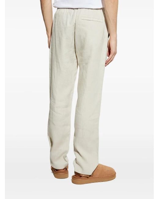 Samsøe & Samsøe Linnen Broek in het White voor heren