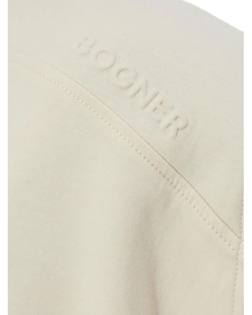 Bogner White Chloe Embossed Crewneck Sweatshirt