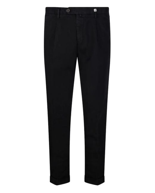 Myths Broek Met Omgeslagen Pijpen in het Black voor heren