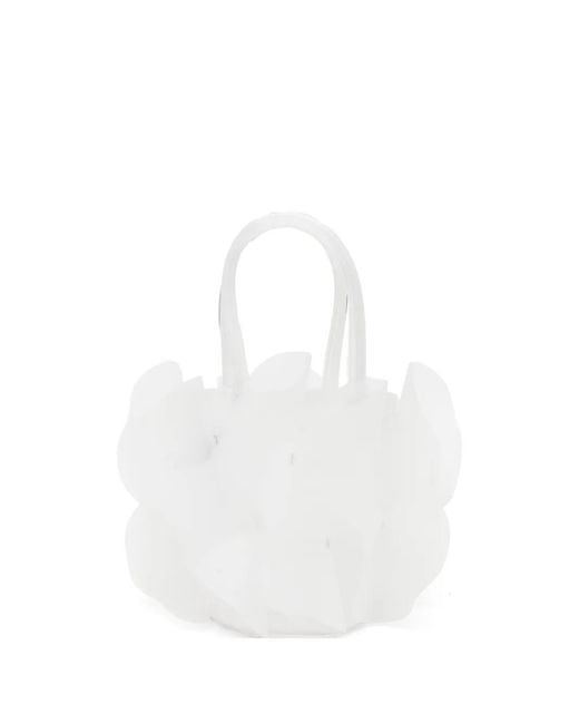 Farm Rio White Jelly Flower Shoulder Bag