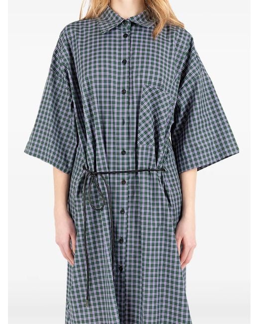 Societe Anonyme Blue Robe Mi-Longue Lotus