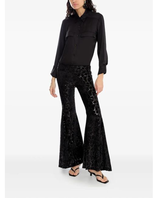 Amir Slama Black X Astrid Sequined Trousers