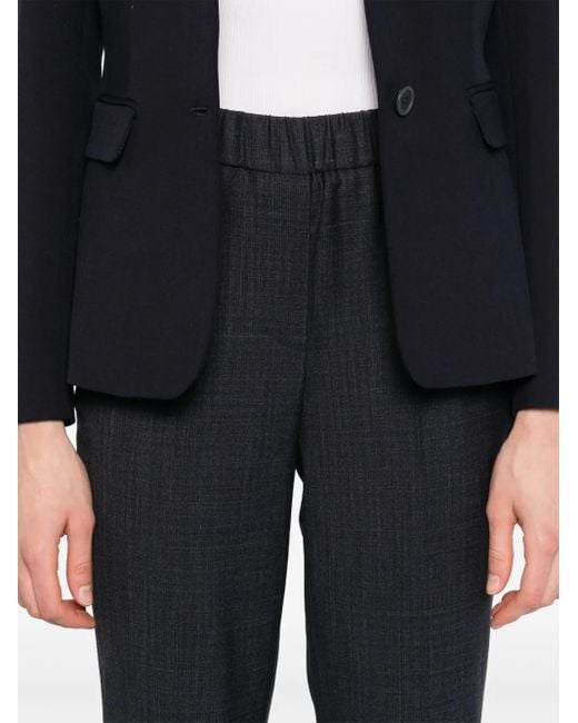 Peserico Blue Elasticated-Waist Trousers