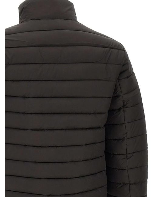 Save The Duck Gray Erion Quilted Zip-Front Jacket for men