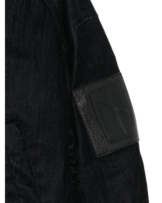 Juun.J Black Patch-Pocket Hoode Jacket for men