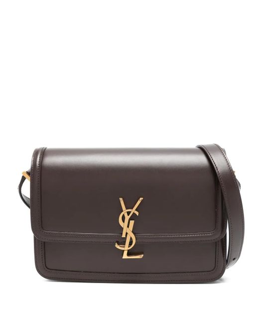 Saint Laurent ソルフェリーノ サッチェルバッグ M Gray