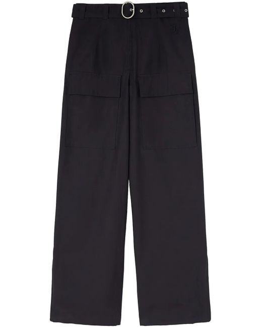 メンズ Jil Sander ベルテッド ワイドパンツ Blue