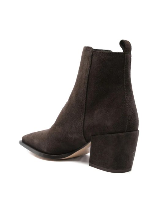 Agl Attilio Giusti Leombruni Brown 65Mm Pointed-Toe Boots