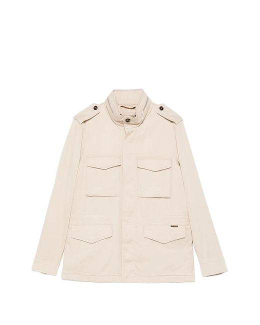 Moorer Natural Veste Denver À Poches Boutonnées for men