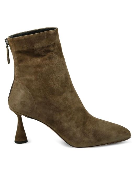 Aquazzura サイドジップ ブーツ Brown