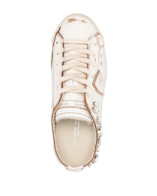 Philippe Model White Prxs Tennis Sneakers