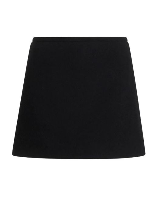 Patou Black Minirock