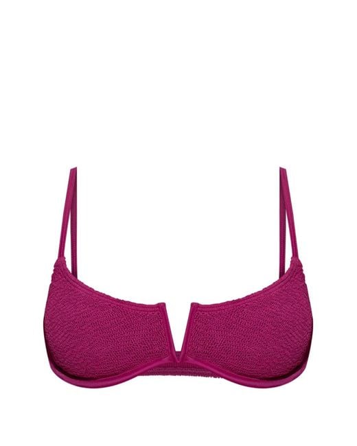 Bondeye Purple Nora Balconette Bikini Top