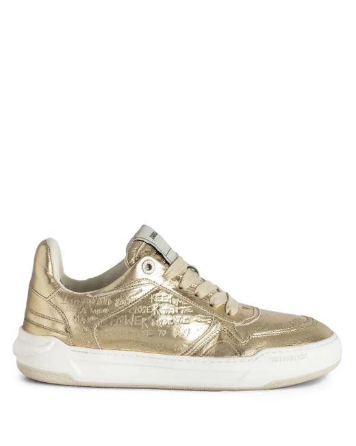Zadig & Voltaire White Wings Sneakers