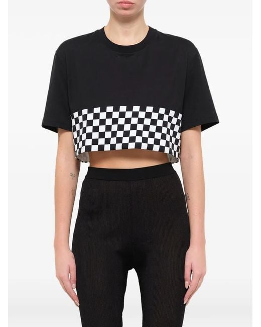 Givenchy Black Podium Cb Crop T-Shirt