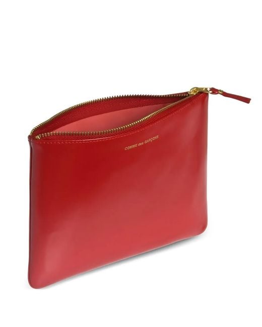 Comme des Garçons Red Classic Logo-Print Pouch for men