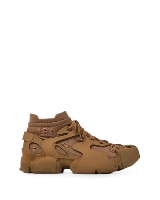 Camper Brown Tossu Panelled Sneakers