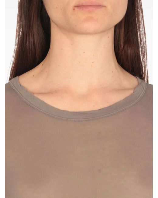 Rick Owens Natural Crew-Neck T-Shirt