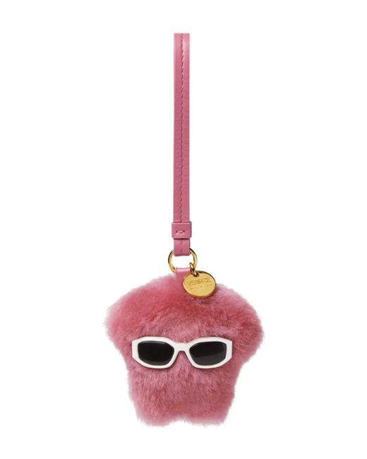 Charm Medusa Fluffy Versace de color Pink