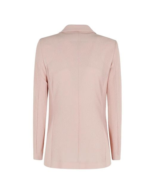 Seventy Pink Double-Breasted Blazer