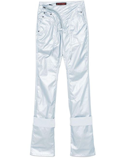 Pantalones revestidos con espalda abierta OTTOLINGER de color Blue