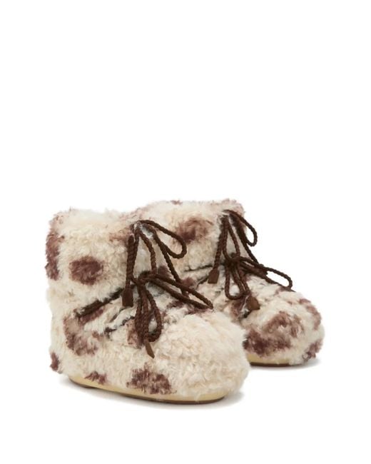 Moon Boot Natural Mb Icon Low Curly