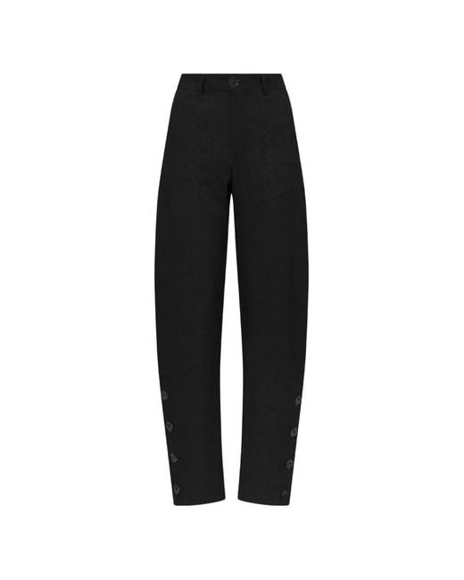 Violante Nessi Black Brancusi Buttoned Jeans