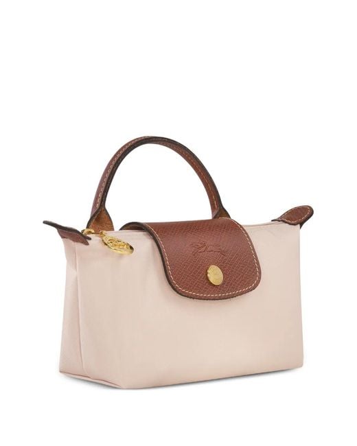 Longchamp Pink Le Pliage Original Pouch Mini Bag