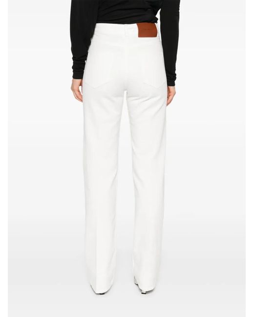 Victoria Beckham White Julia Jeans
