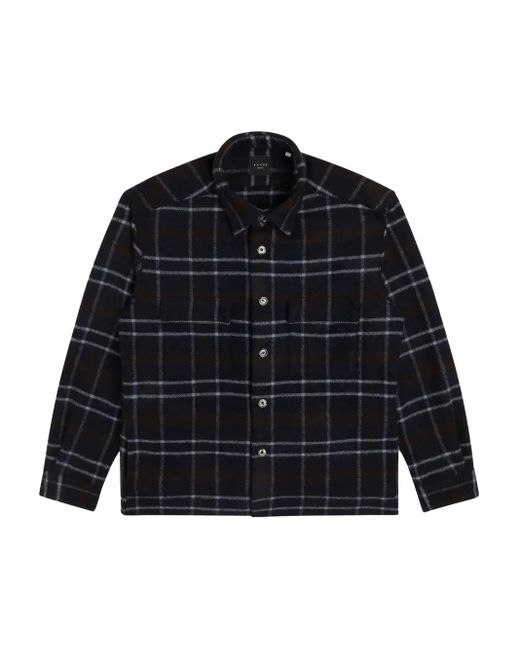 Camicia A Quadri di Xacus in Blue da Uomo