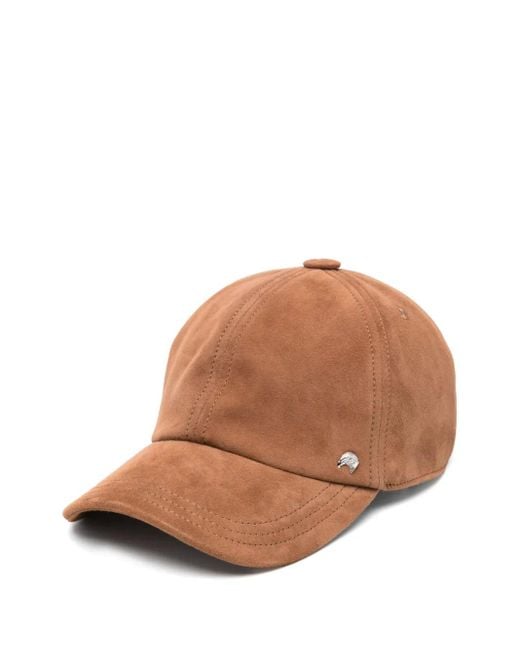 Stefano Ricci Brown Suede Baseball Cap for men